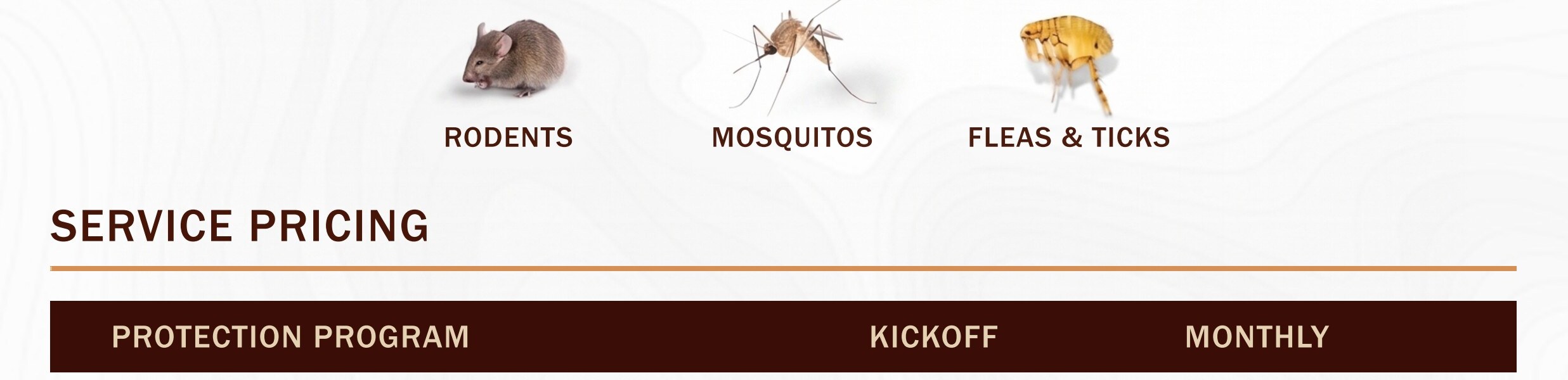 Additional Protection Programs — rodents, mosquitos, fleas & ticks